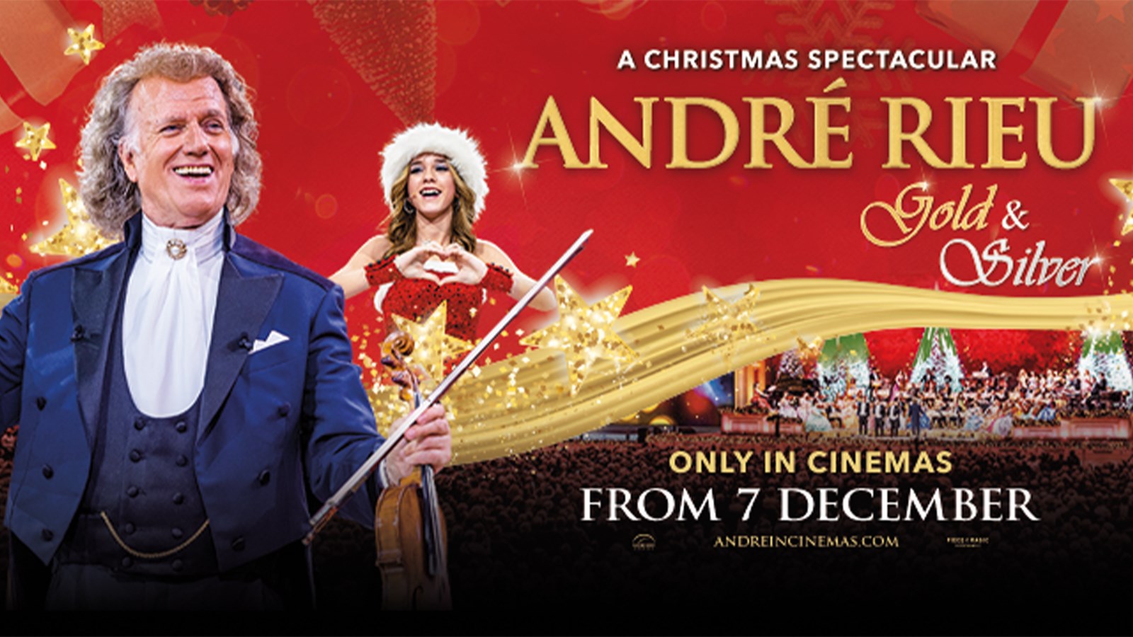 ANDRÉ RIEU’S 2024 CHRISTMAS: GOLD AND SILVER