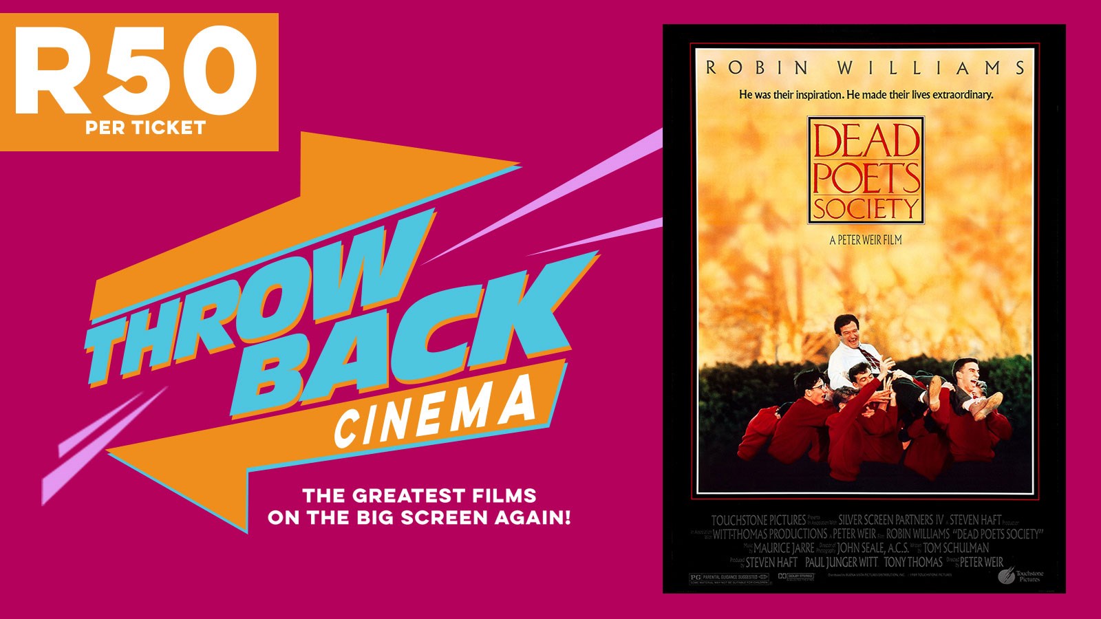 DEAD POETS SOCIETY (THROWBACK CINEMA)