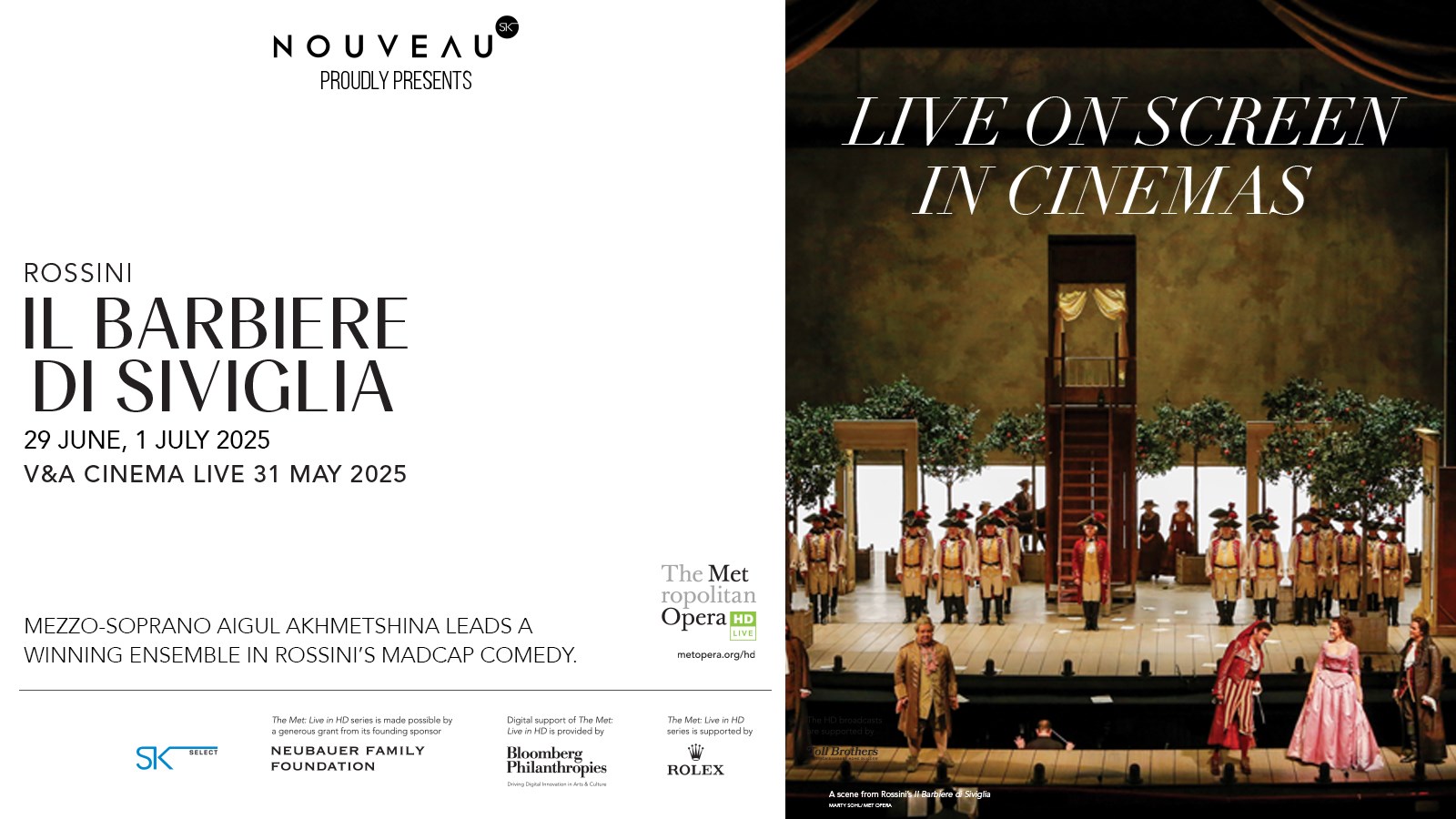 IL BARBIERE DI SIVIGLIA (ROSSINI) - LIVE STREAM